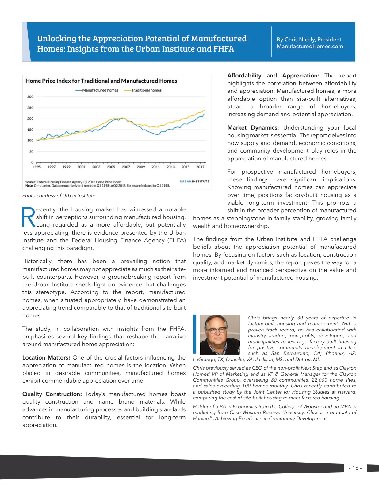Page 16 of Manufactured Housing Review 2024 Q1