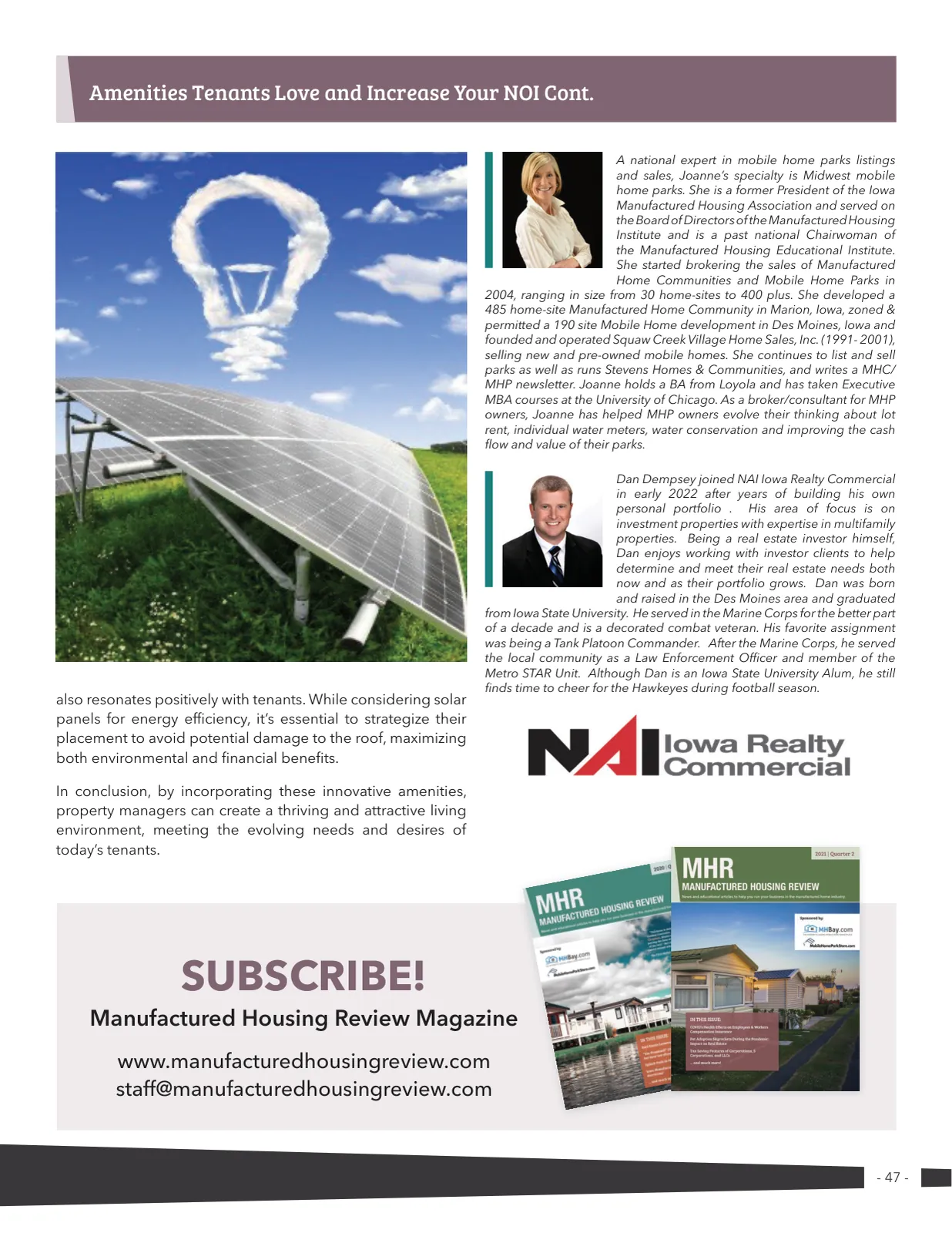 Page 47 of Manufactured Housing Review 2024 Q1