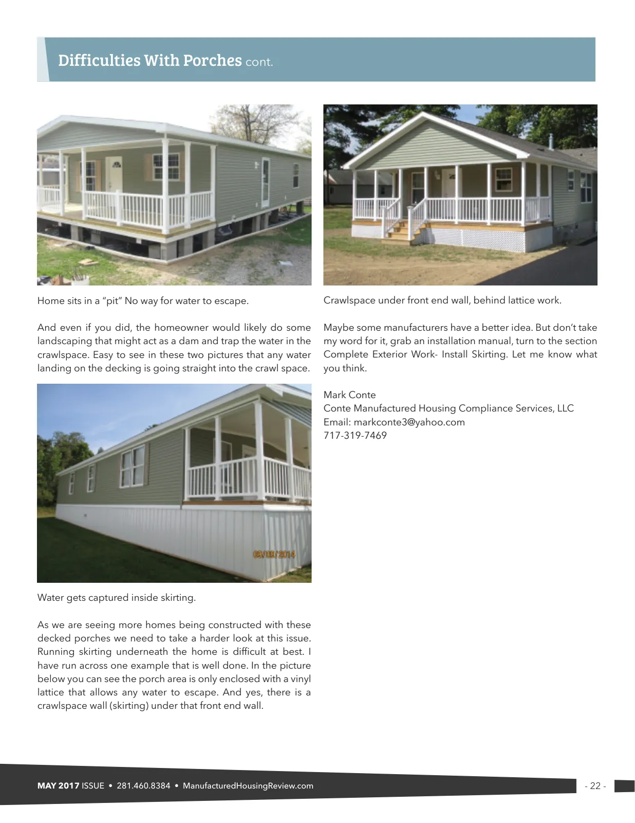 Page 22 of Manufactured Housing Review May 2017