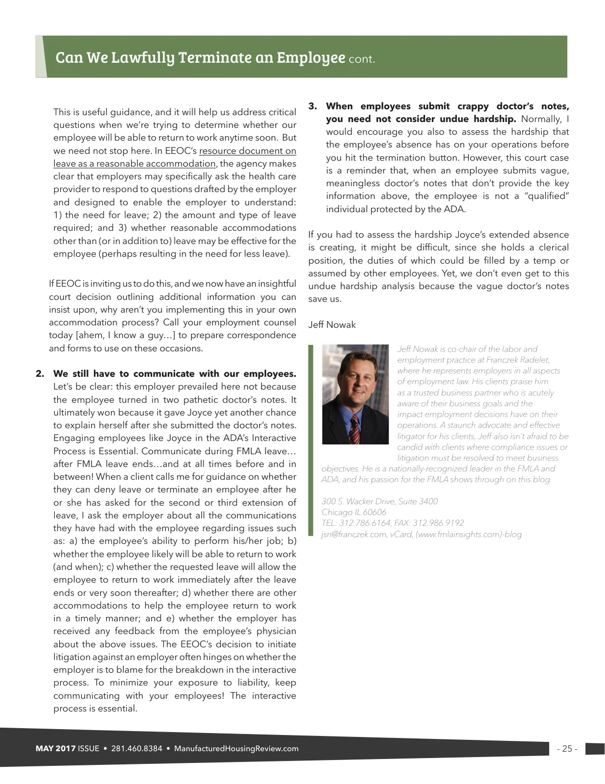 Page 25 of Manufactured Housing Review May 2017