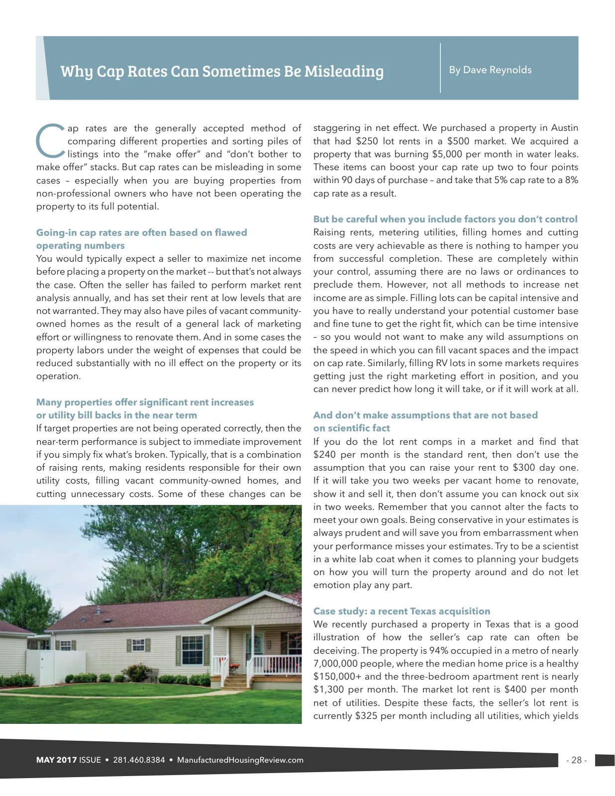 Page 28 of Manufactured Housing Review May 2017