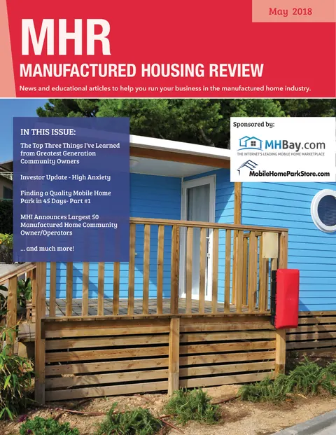 Manufactured Housing Review - May 2018 cover
