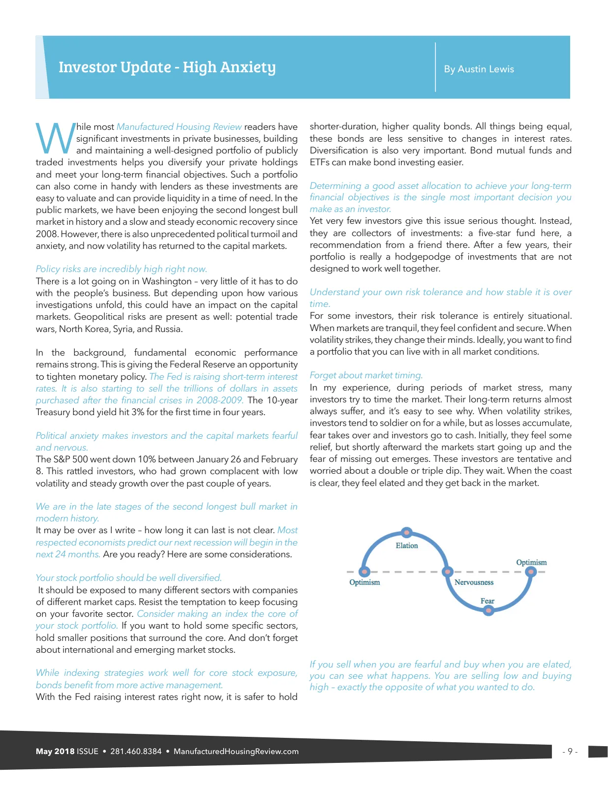 Page 9 of Manufactured Housing Review May 2018