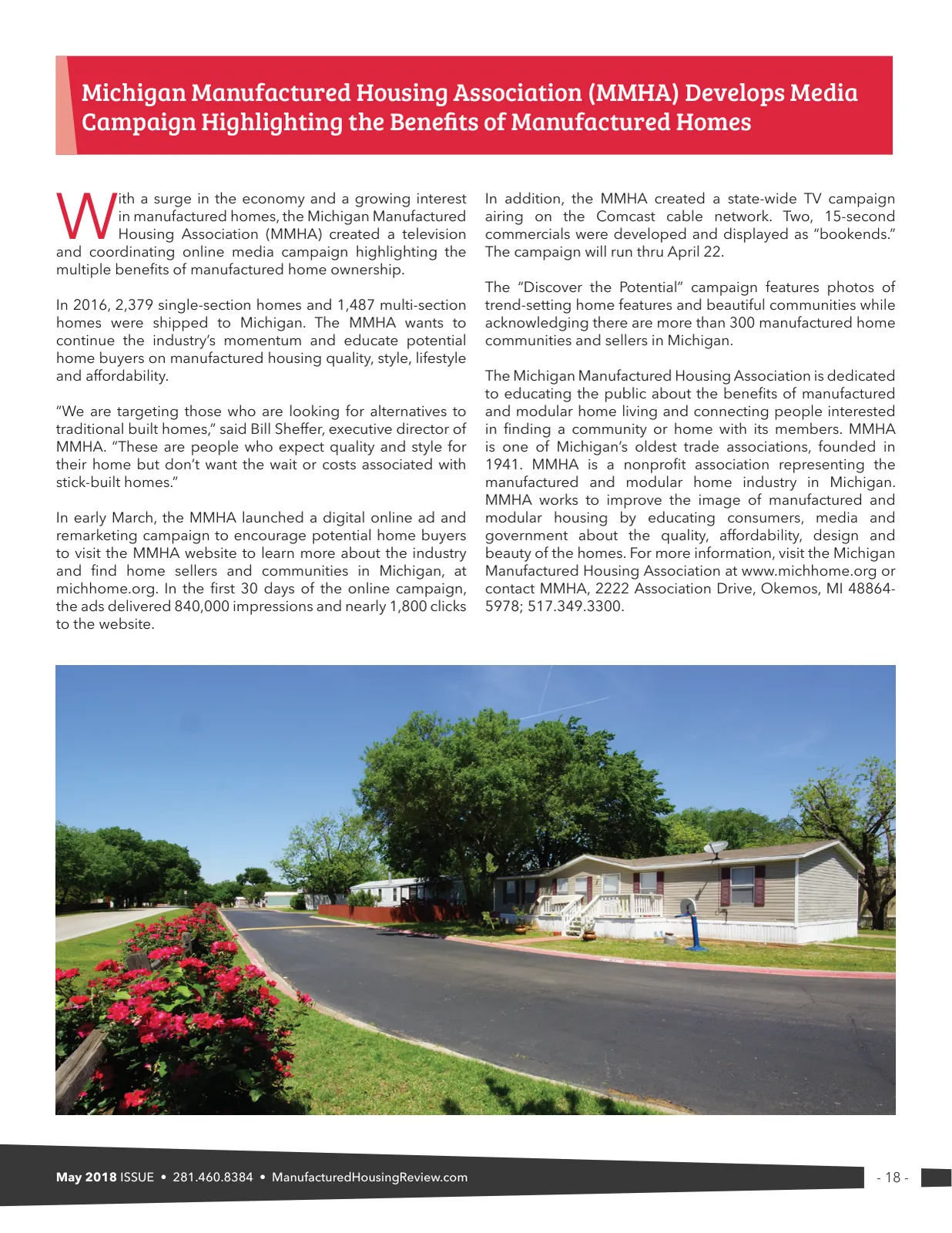 Page 18 of Manufactured Housing Review May 2018