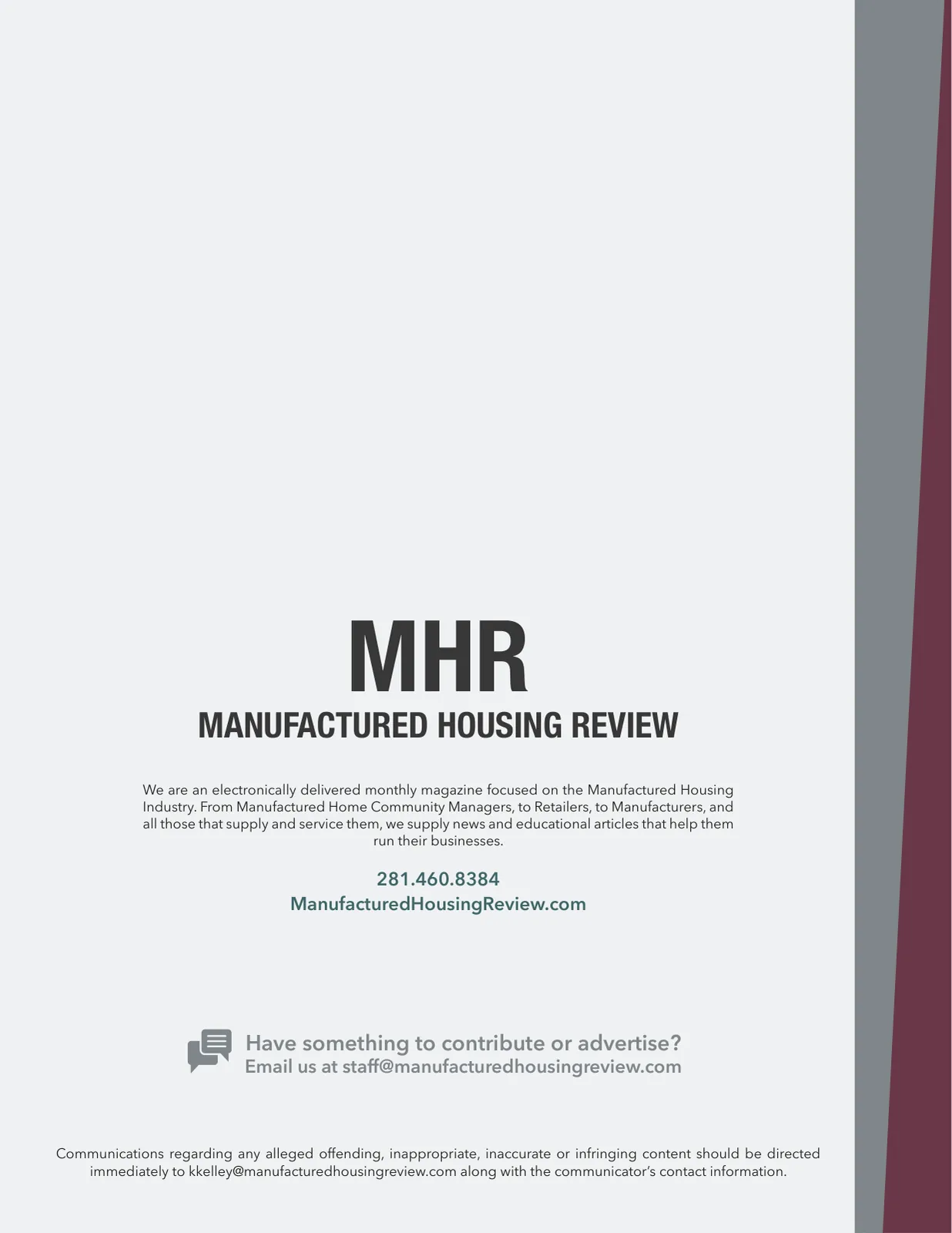 Page 24 of Manufactured Housing Review November 2018