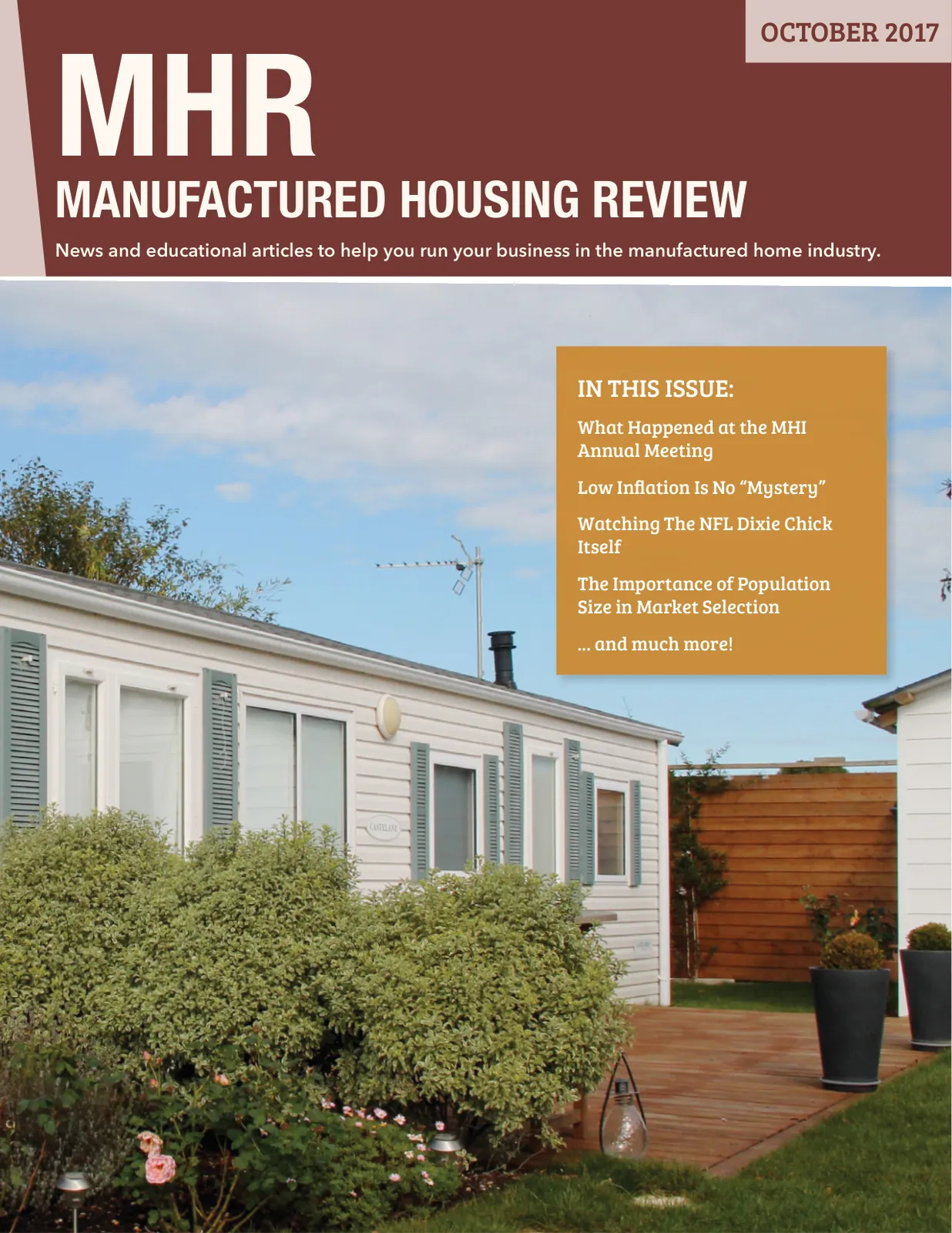 Page 1 of Manufactured Housing Review October 2017