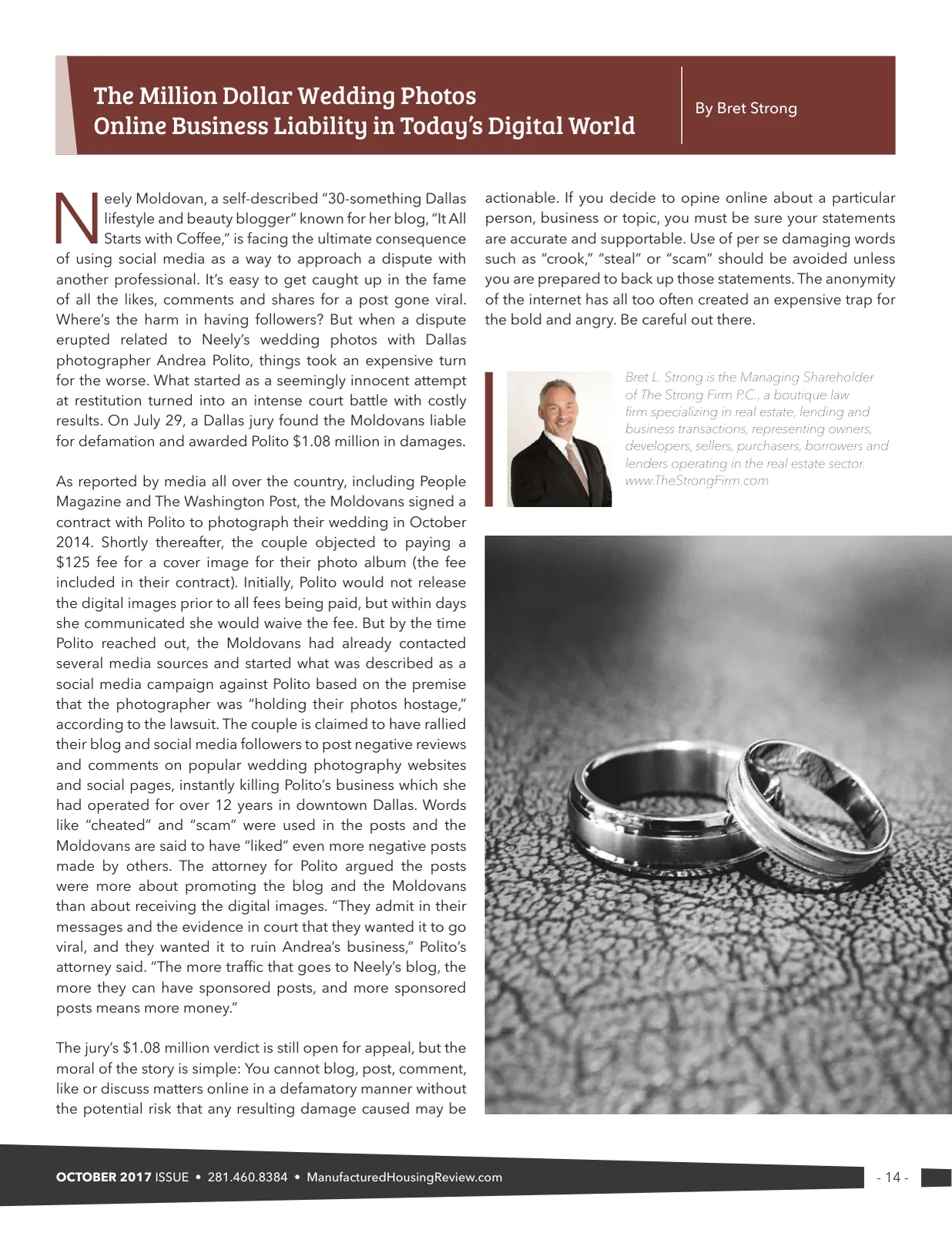 Page 14 of Manufactured Housing Review October 2017