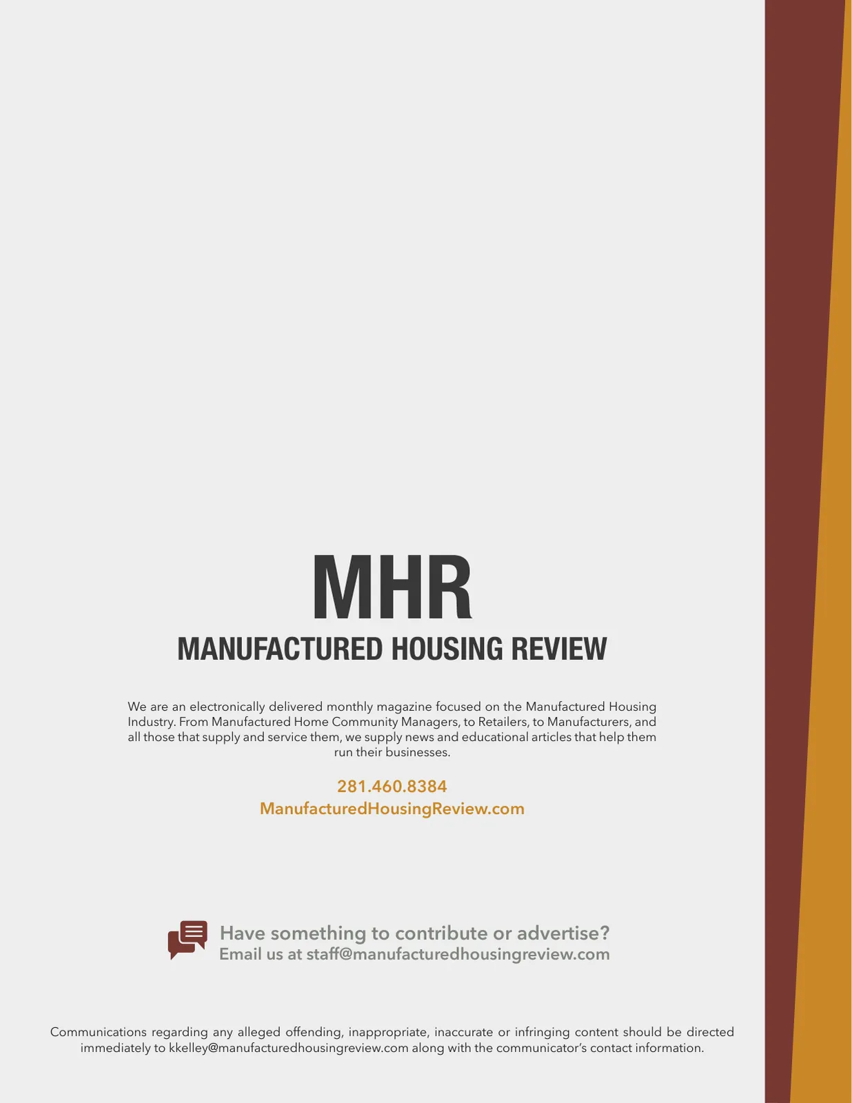 Page 23 of Manufactured Housing Review October 2017