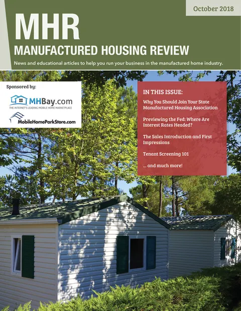 Manufactured Housing Review - October 2018 cover