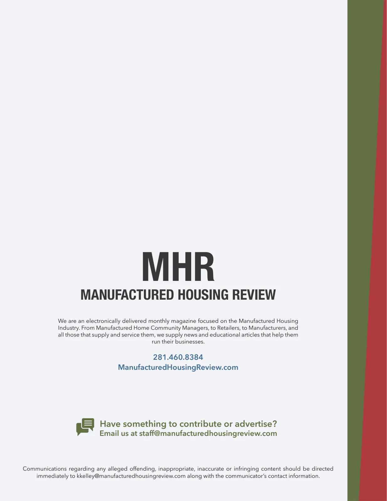 Page 20 of Manufactured Housing Review October 2018