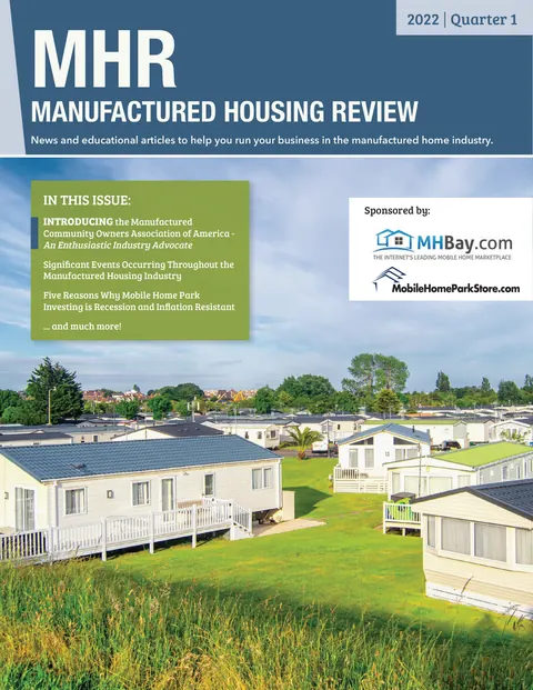 Manufactured Housing Review - 2022 Q1 cover