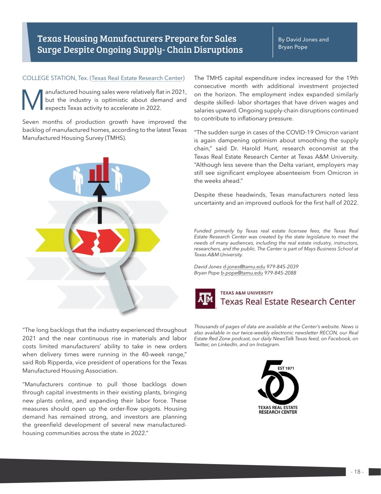Page 18 of Manufactured Housing Review 2022 Q1