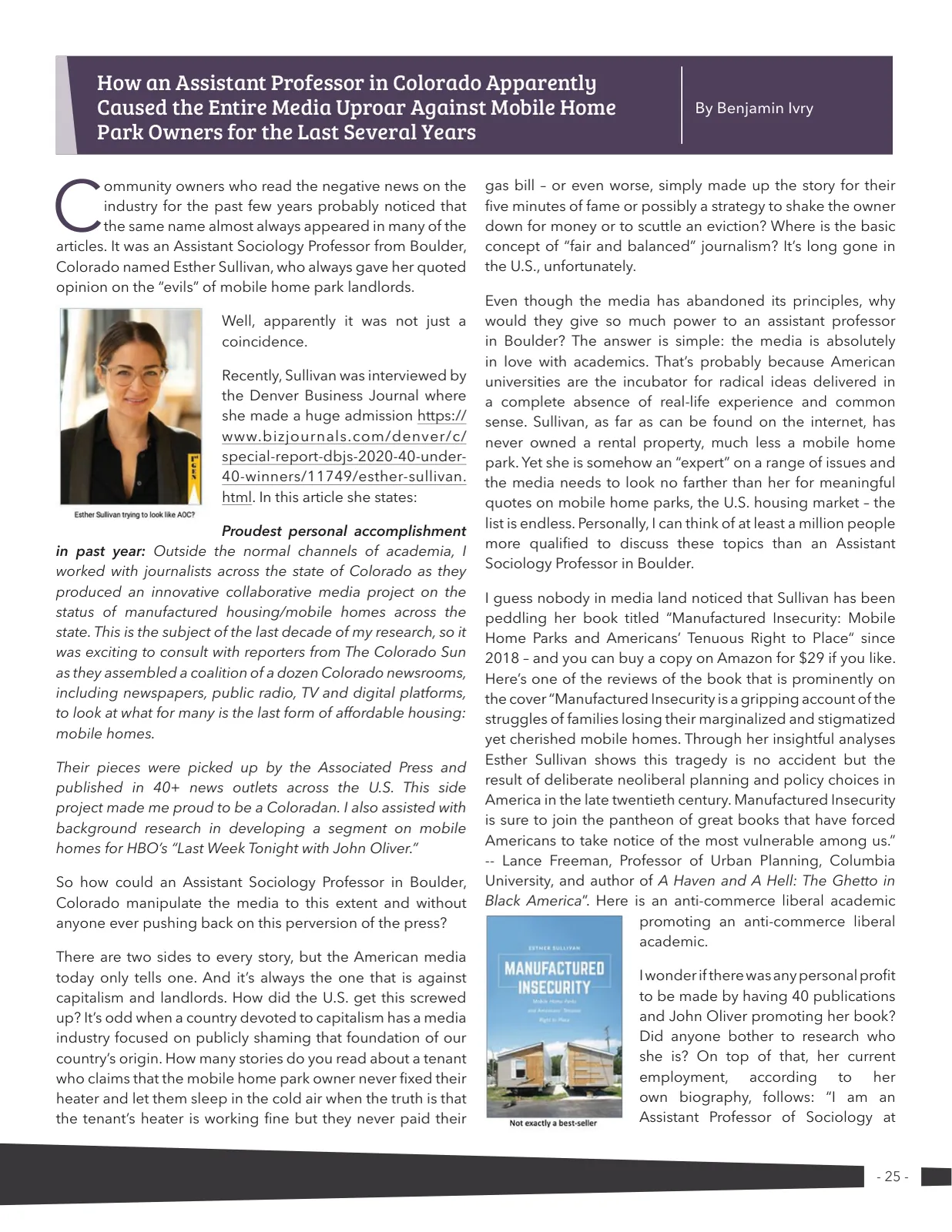 Page 25 of Manufactured Housing Review 2022 Q1