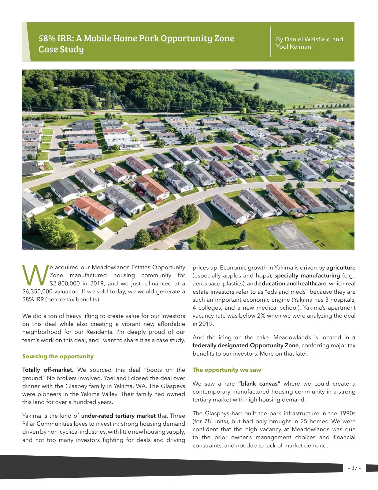 Page 37 of Manufactured Housing Review 2022 Q1