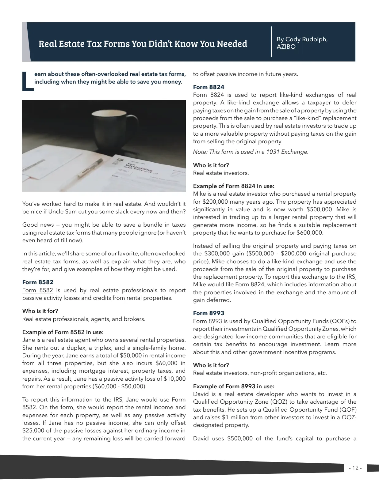 Page 12 of Manufactured Housing Review 2023 Q1