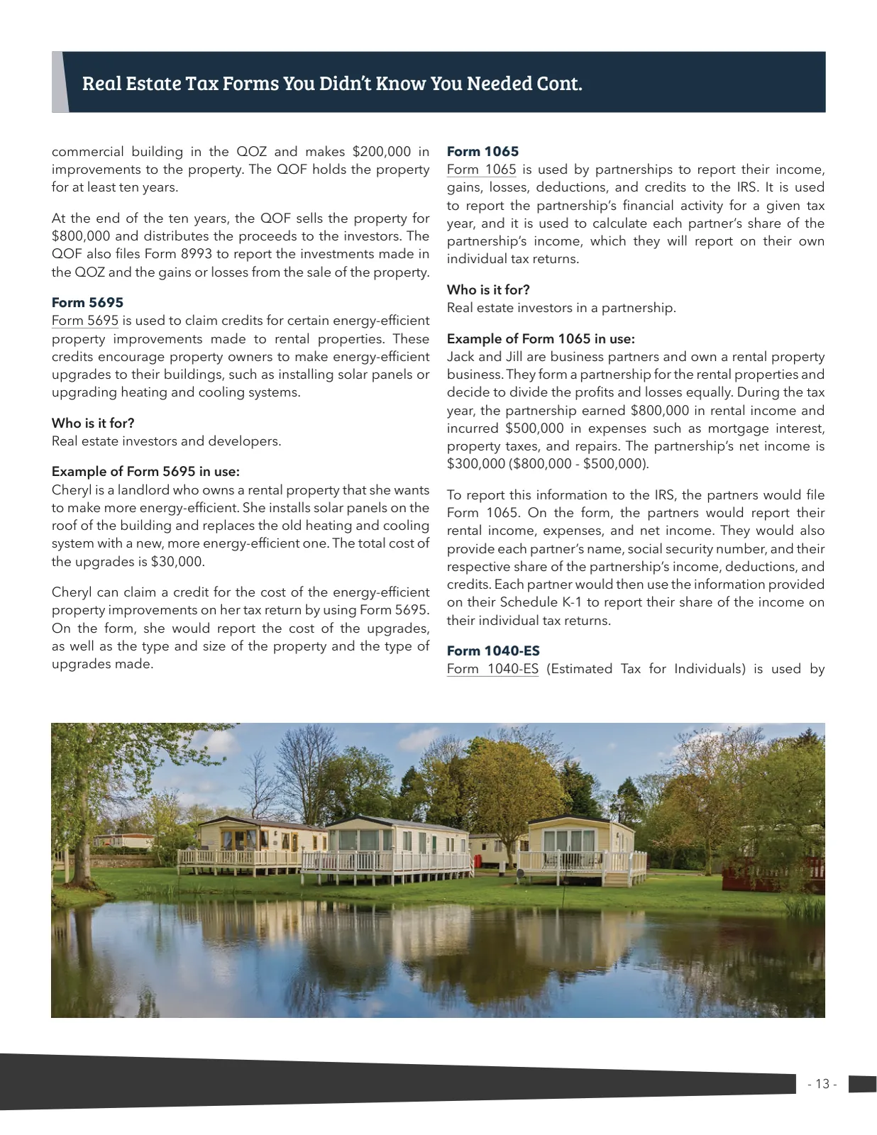 Page 13 of Manufactured Housing Review 2023 Q1
