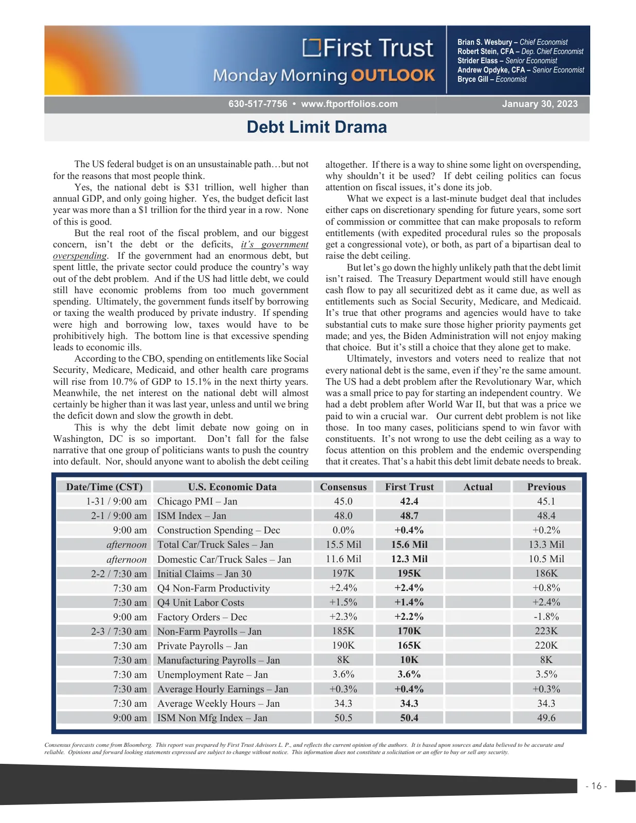 Page 16 of Manufactured Housing Review 2023 Q1