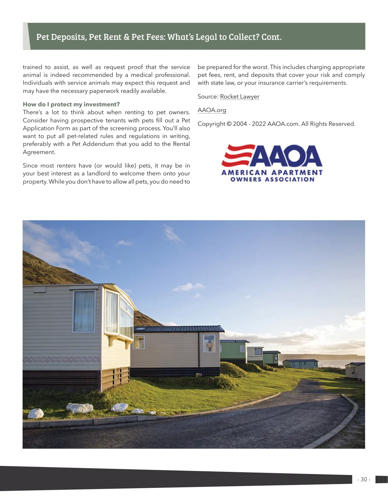 Page 30 of Manufactured Housing Review 2023 Q1