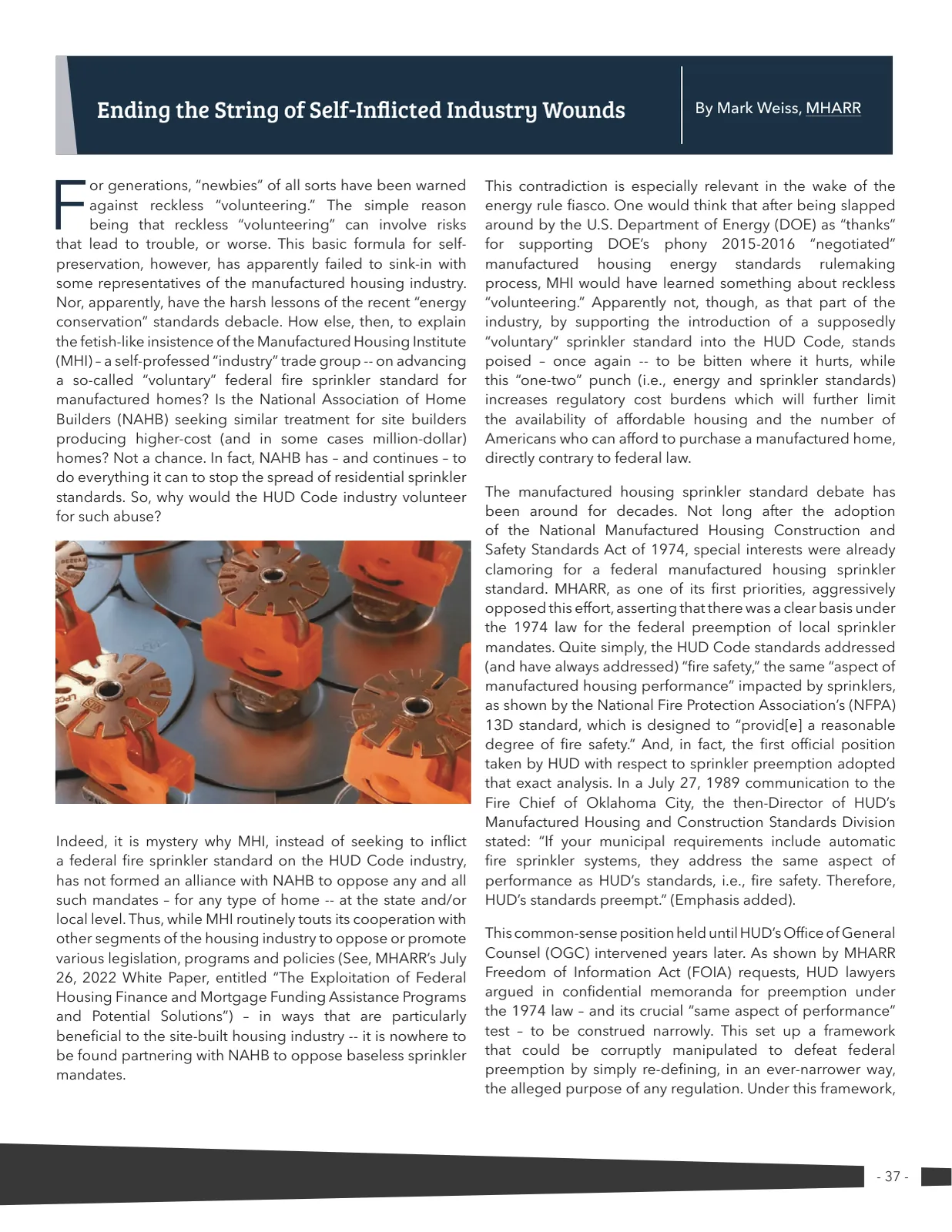 Page 37 of Manufactured Housing Review 2023 Q1