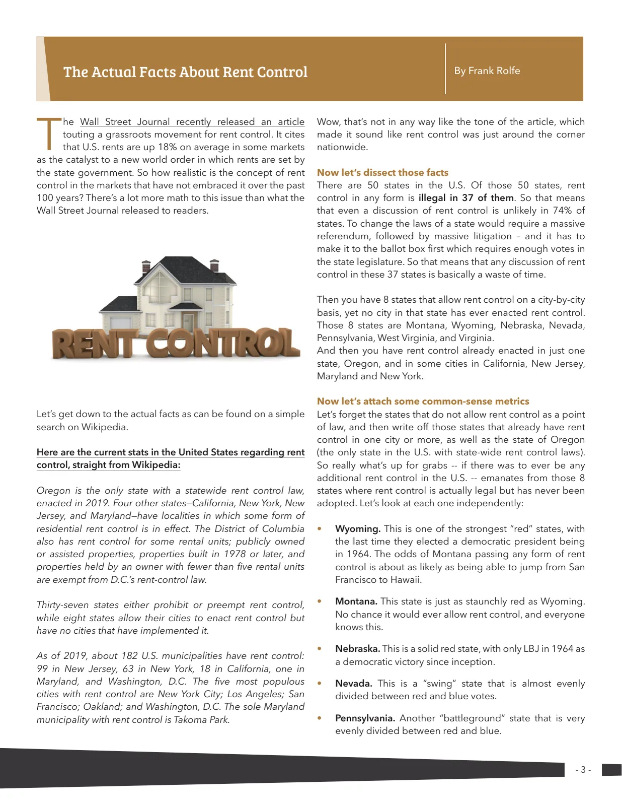 Page 3 of Manufactured Housing Review 2022 Q2
