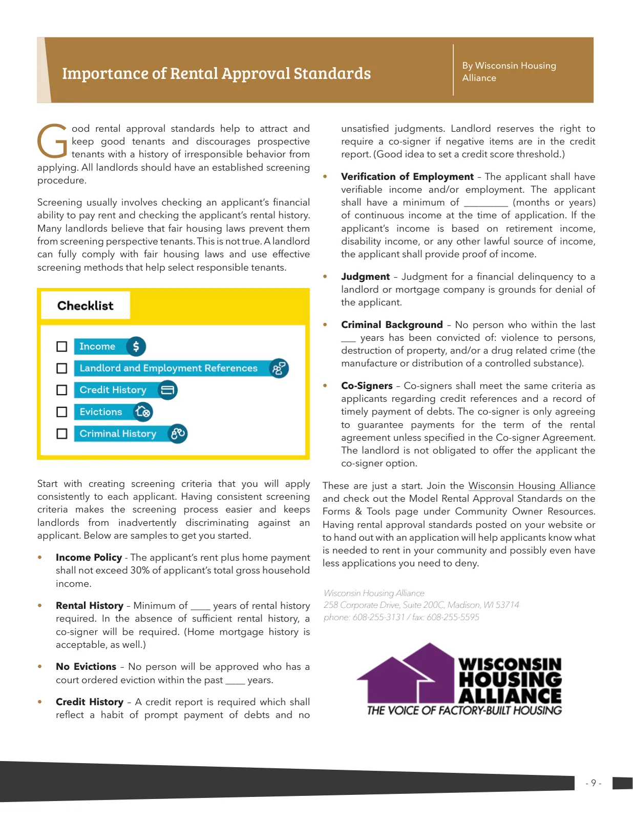 Page 9 of Manufactured Housing Review 2022 Q2