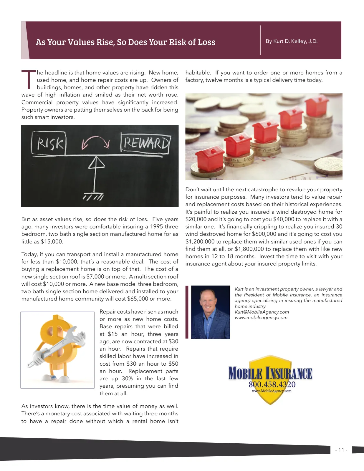 Page 11 of Manufactured Housing Review 2022 Q2