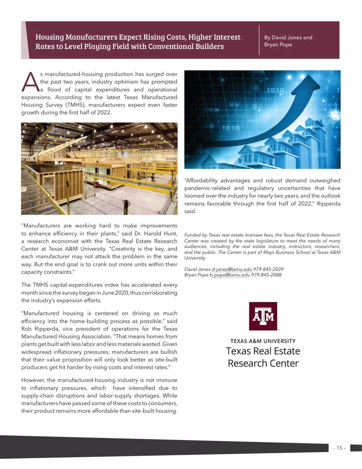 Page 15 of Manufactured Housing Review 2022 Q2