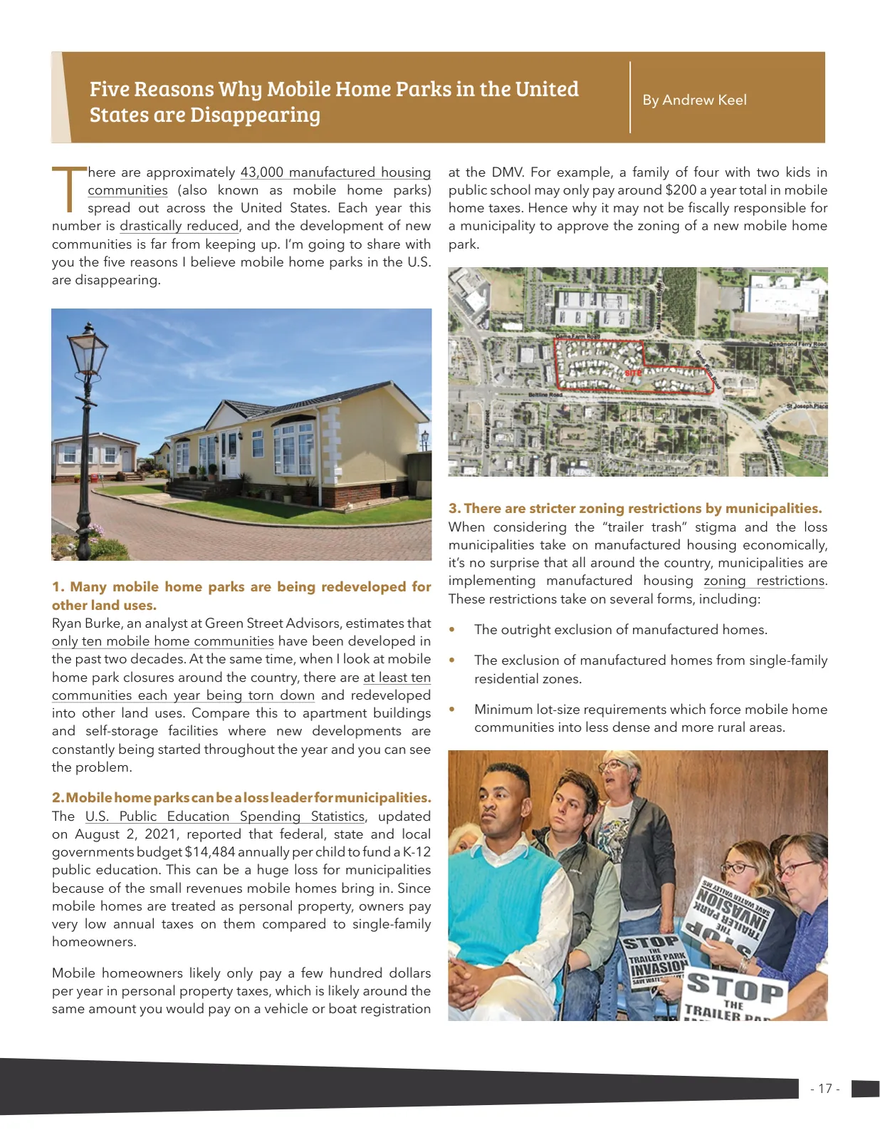 Page 17 of Manufactured Housing Review 2022 Q2