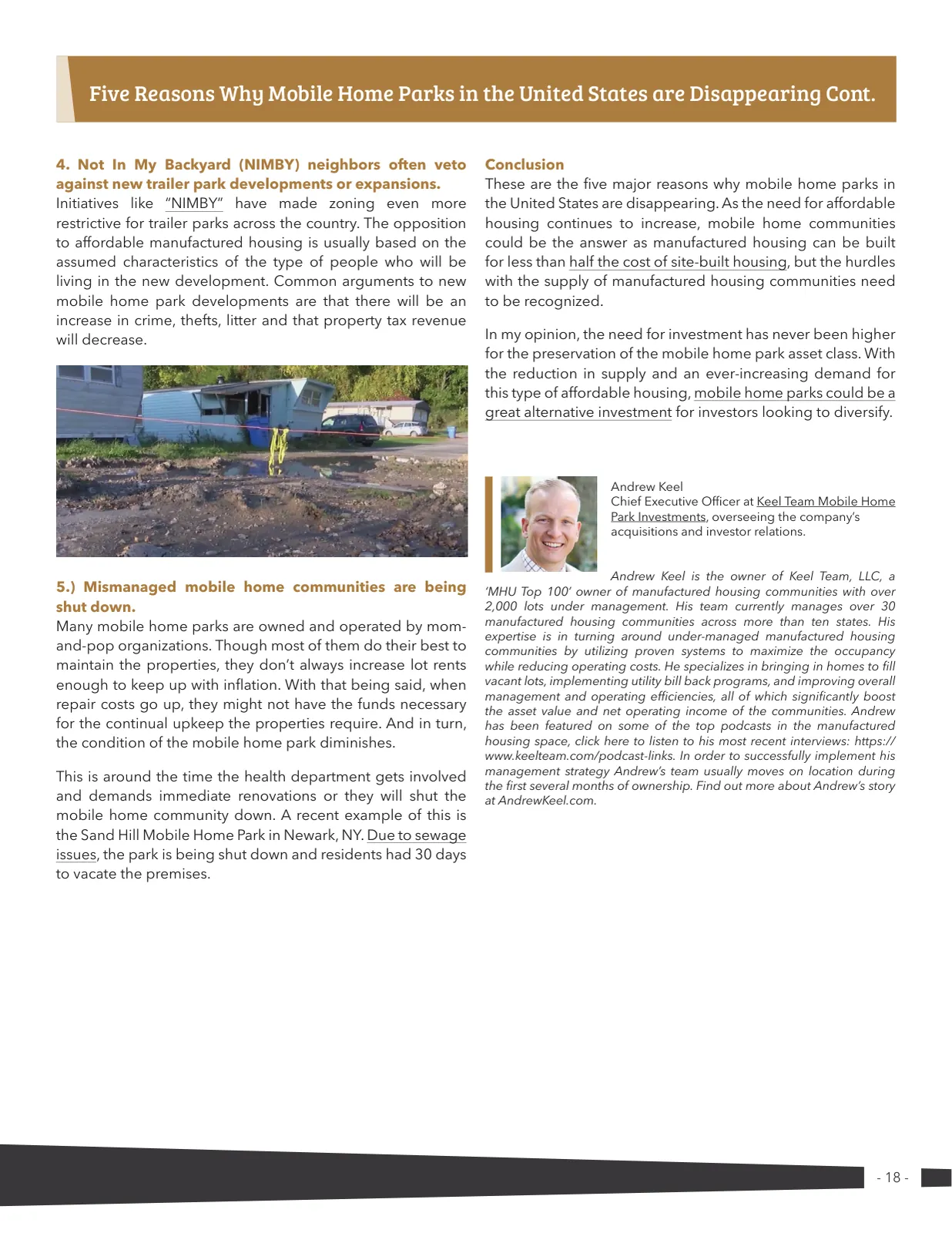 Page 18 of Manufactured Housing Review 2022 Q2
