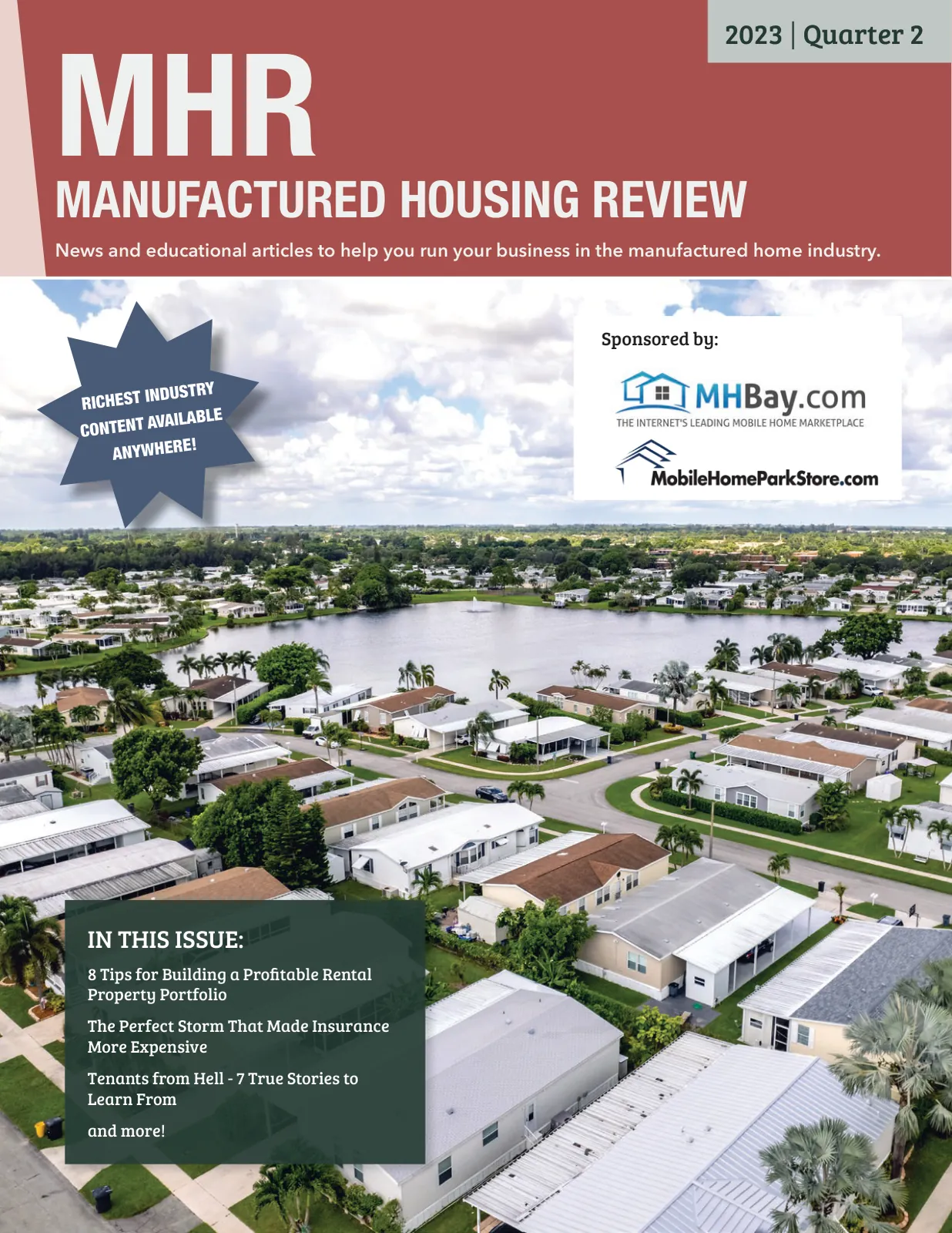 Page 1 of Manufactured Housing Review 2023 Q2