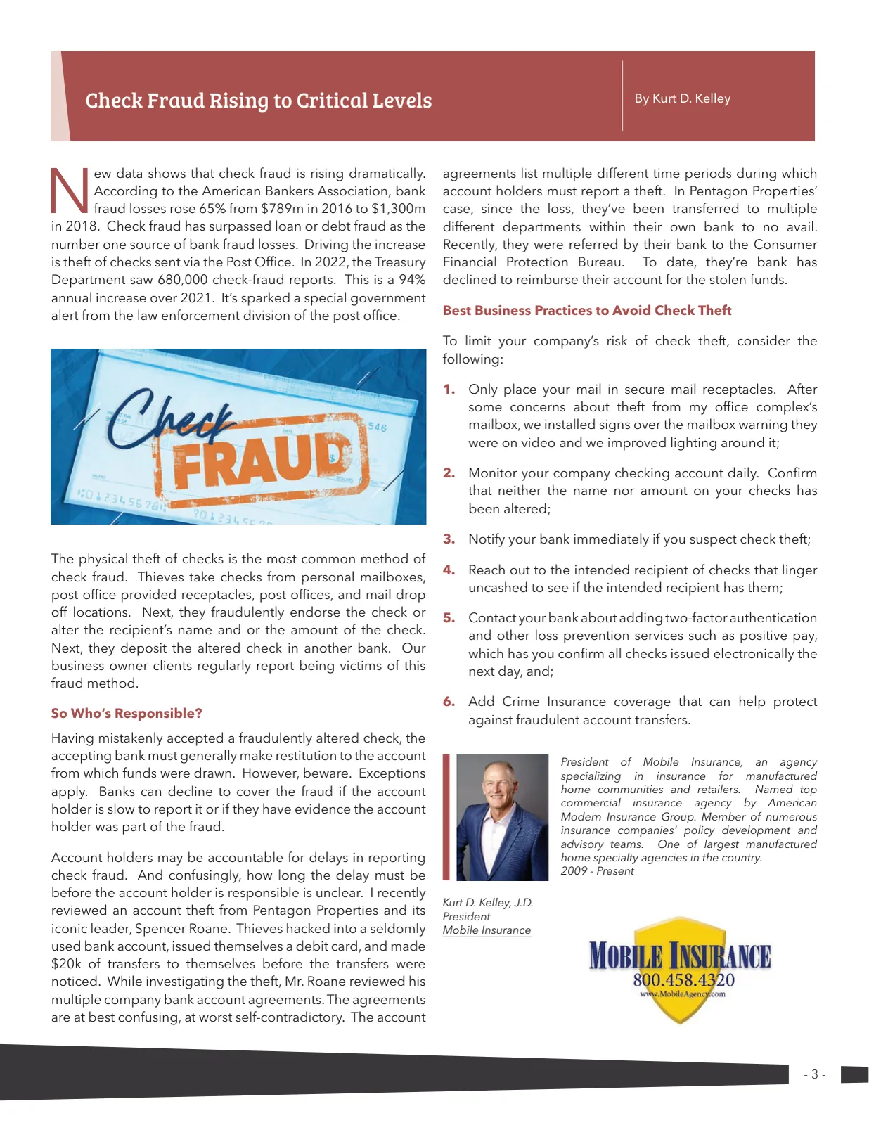 Page 3 of Manufactured Housing Review 2023 Q2