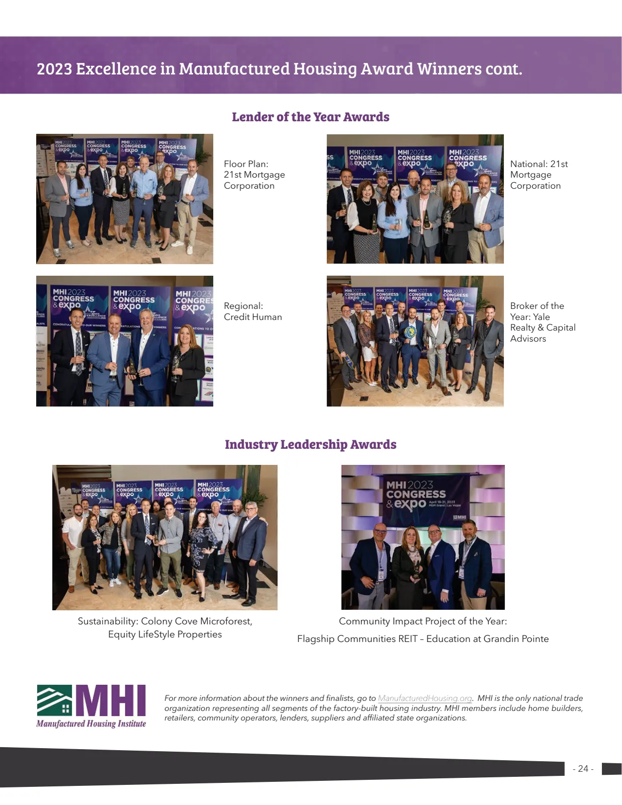 Page 24 of Manufactured Housing Review 2023 Q2