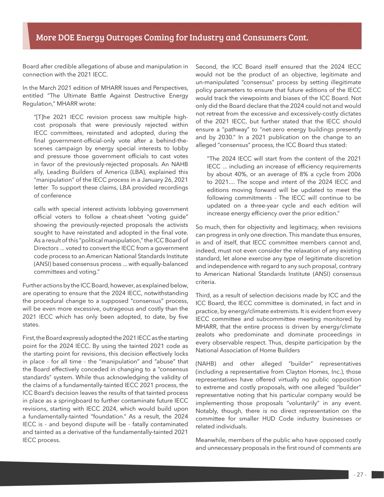 Page 27 of Manufactured Housing Review 2023 Q2