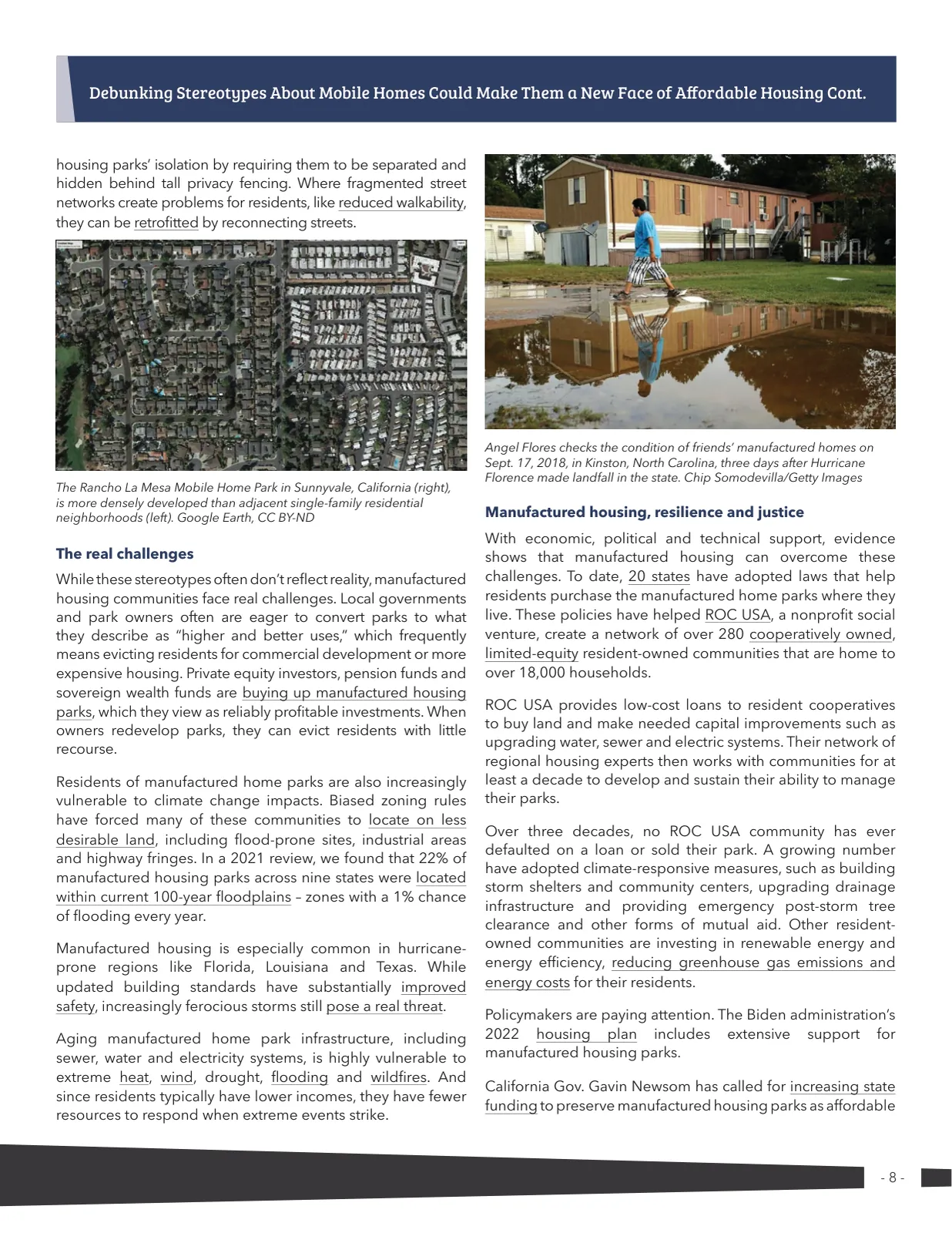 Page 8 of Manufactured Housing Review 2022 Q3
