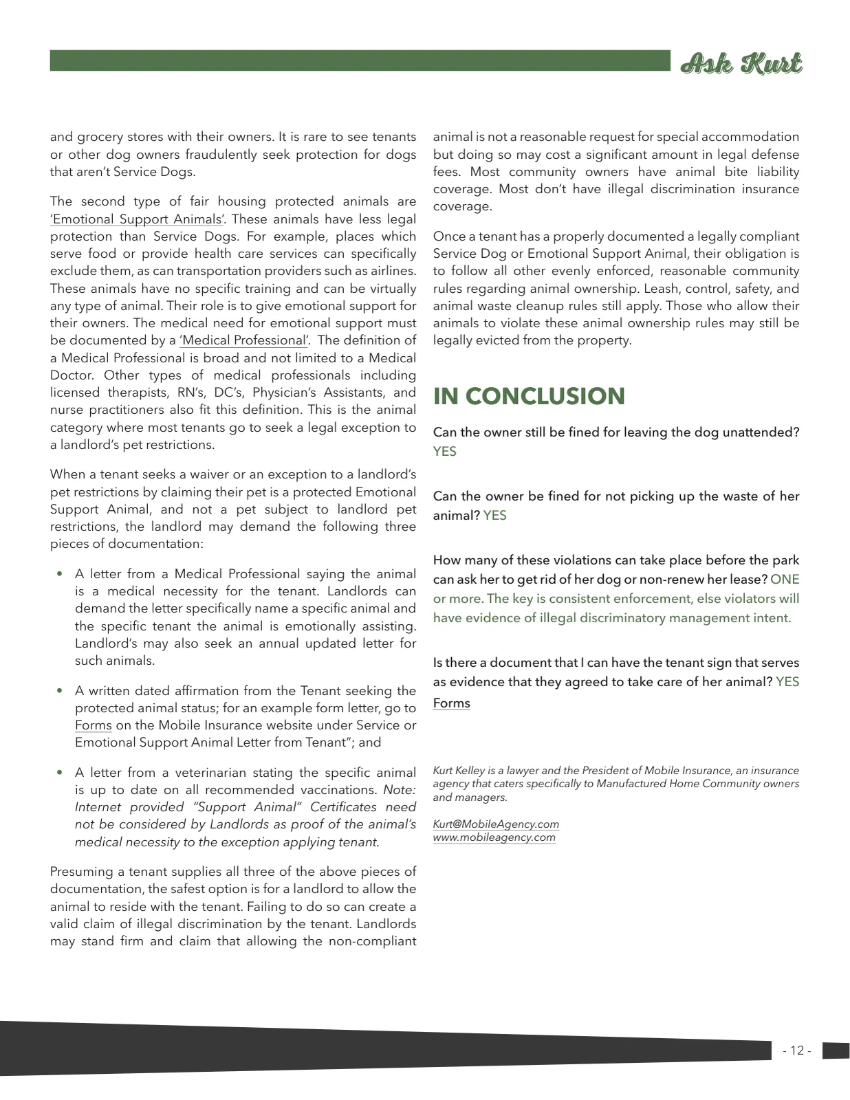 Page 12 of Manufactured Housing Review 2022 Q3
