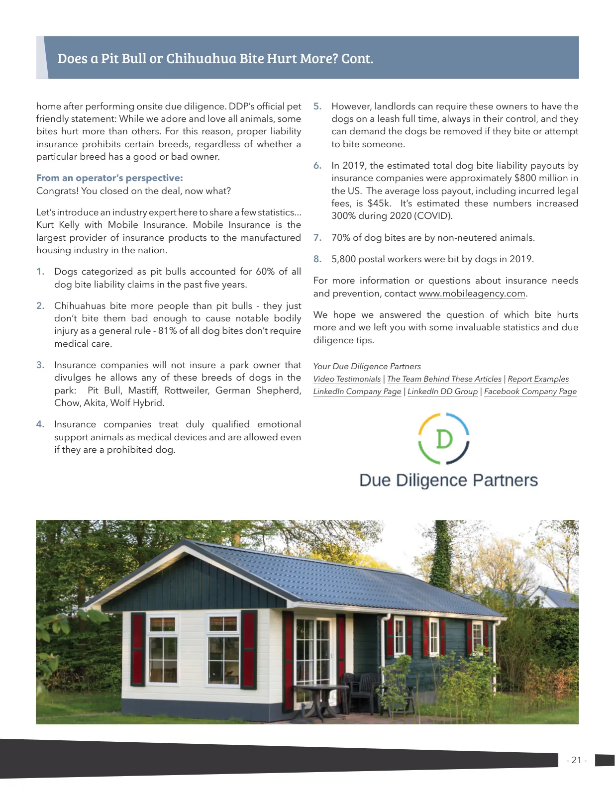 Page 21 of Manufactured Housing Review 2021 Q4