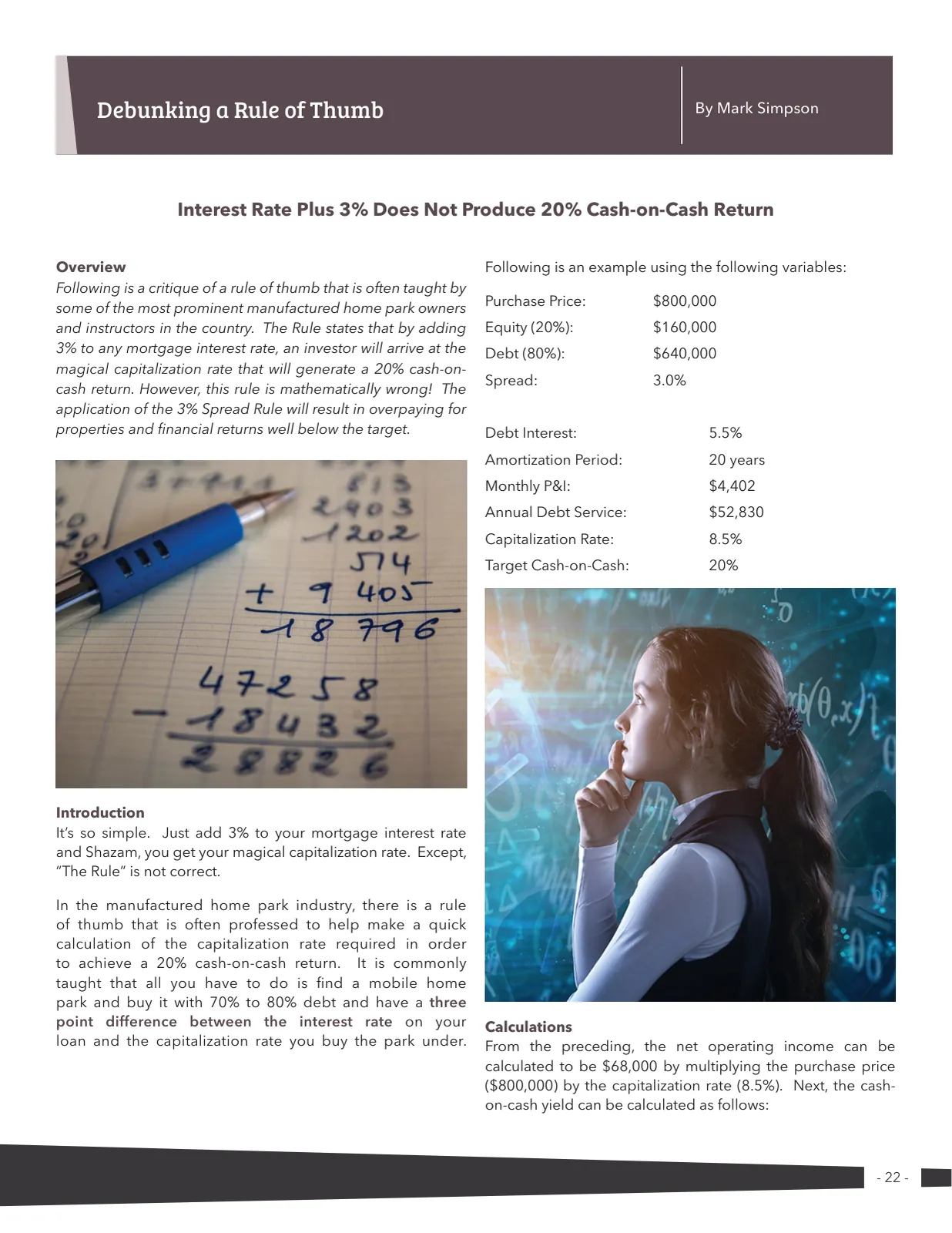 Page 22 of Manufactured Housing Review 2021 Q4
