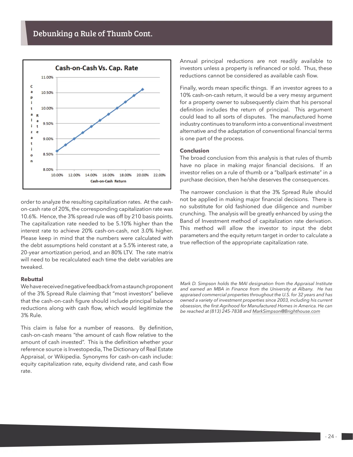 Page 24 of Manufactured Housing Review 2021 Q4