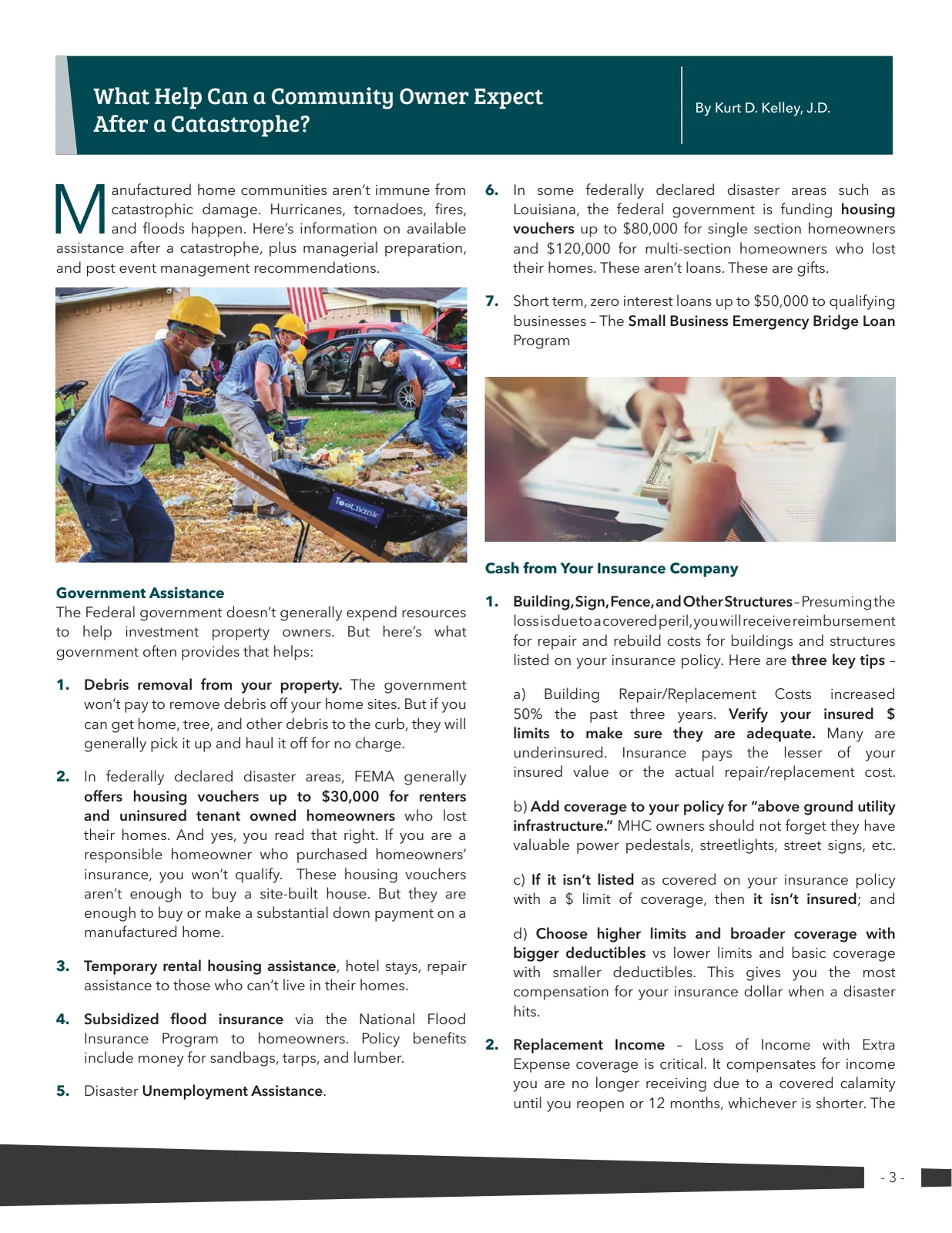 Page 3 of Manufactured Housing Review 2022 Q4