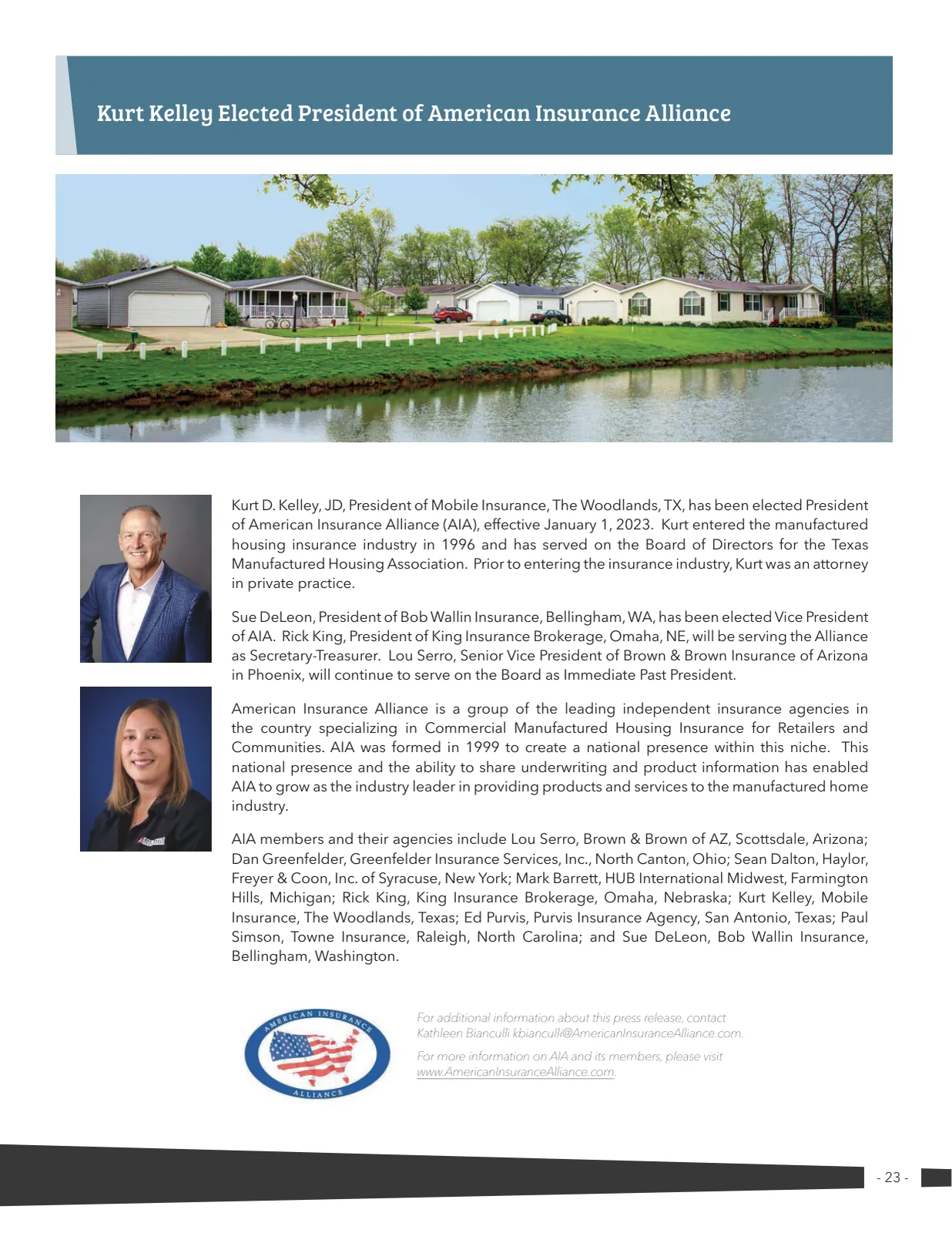 Page 23 of Manufactured Housing Review 2022 Q4