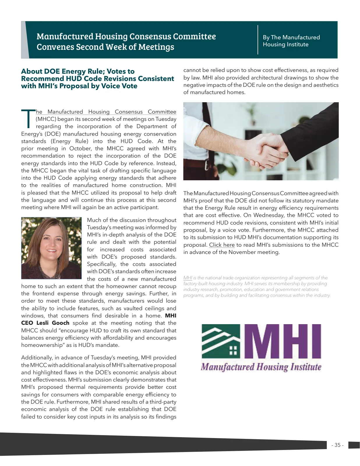 Page 35 of Manufactured Housing Review 2022 Q4