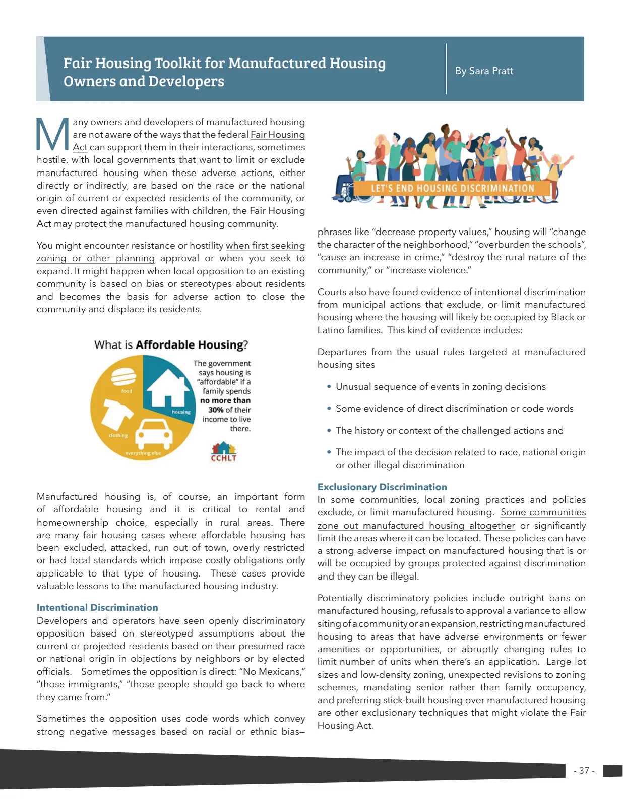 Page 37 of Manufactured Housing Review 2022 Q4