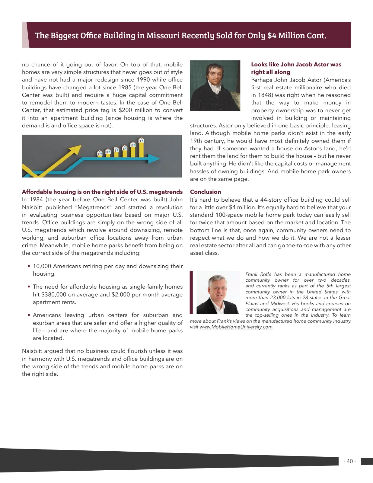 Page 40 of Manufactured Housing Review 2022 Q4