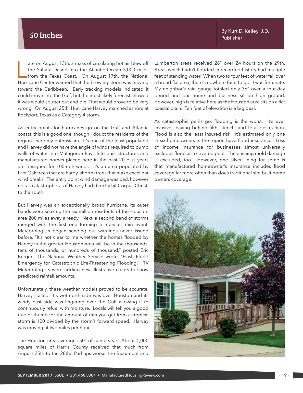 Page 19 of Manufactured Housing Review September 2017