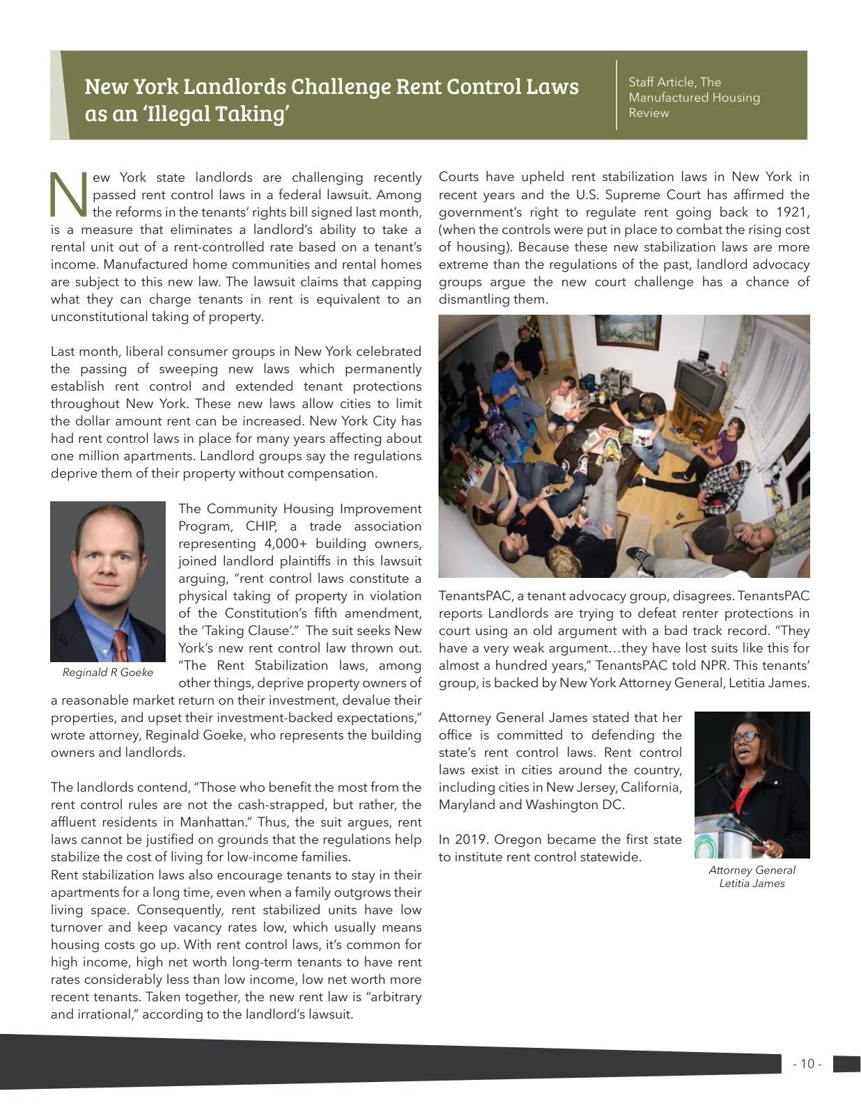 Page 10 of Manufactured Housing Review 2019 Q3