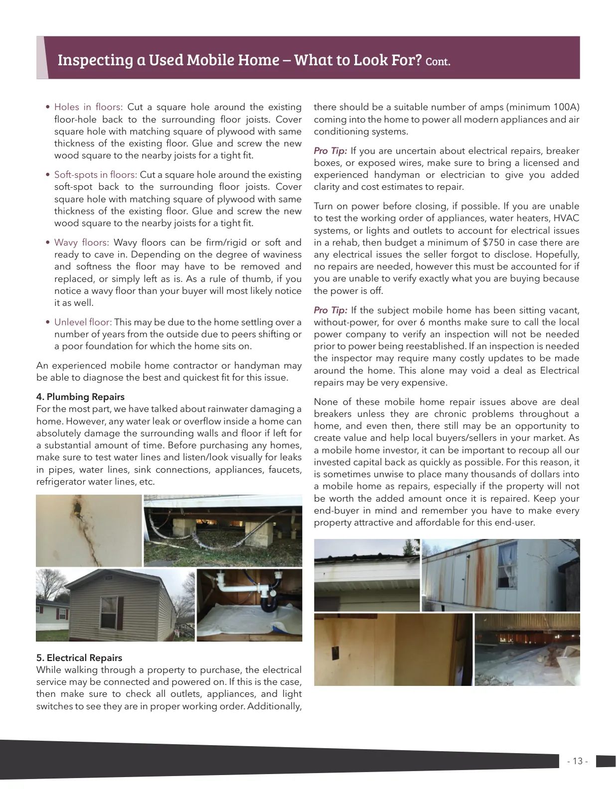 Page 13 of Manufactured Housing Review 2019 Q3