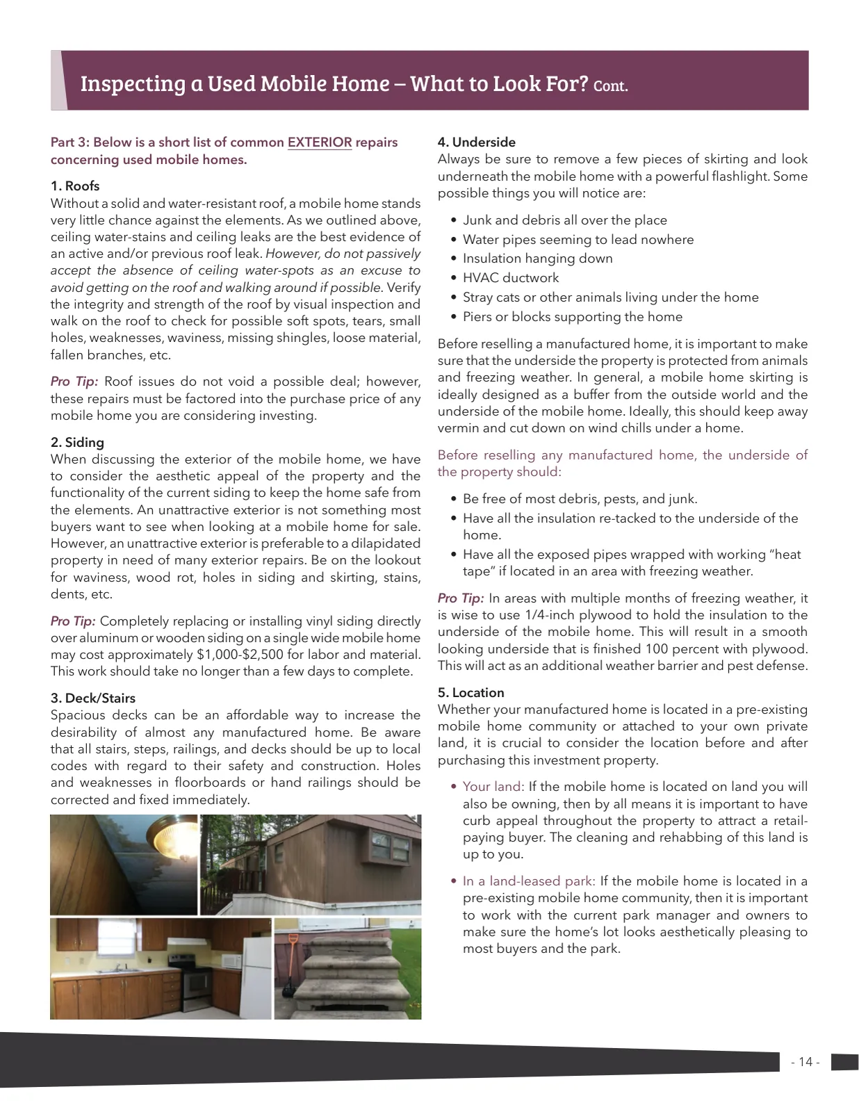 Page 14 of Manufactured Housing Review 2019 Q3