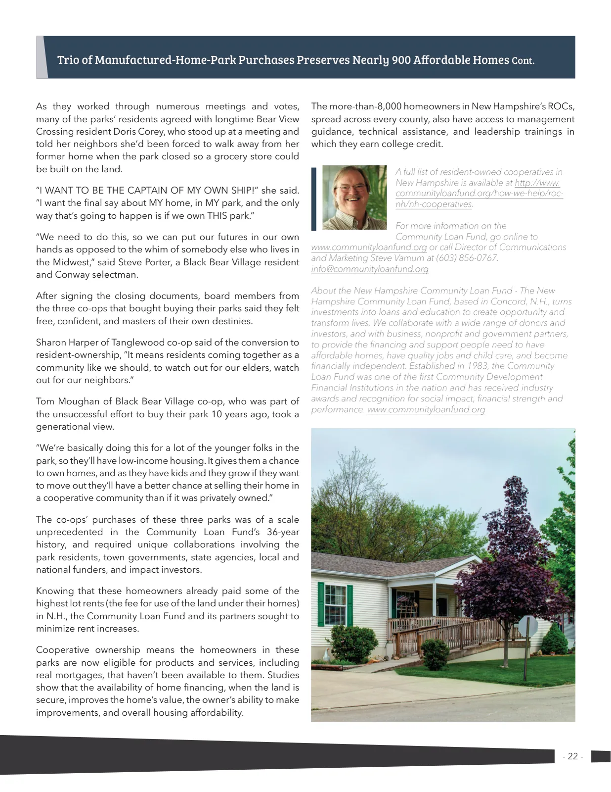 Page 22 of Manufactured Housing Review 2019 Q3