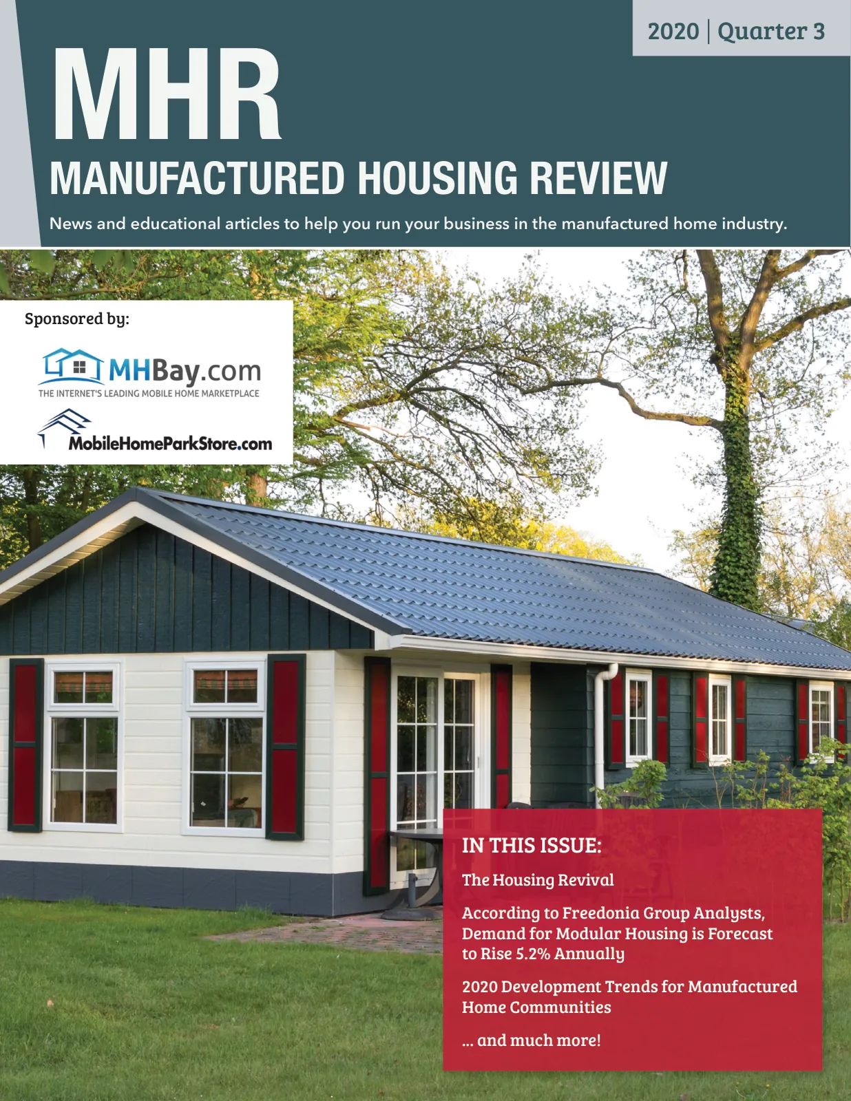 Page 1 of Manufactured Housing Review 2020 Q3