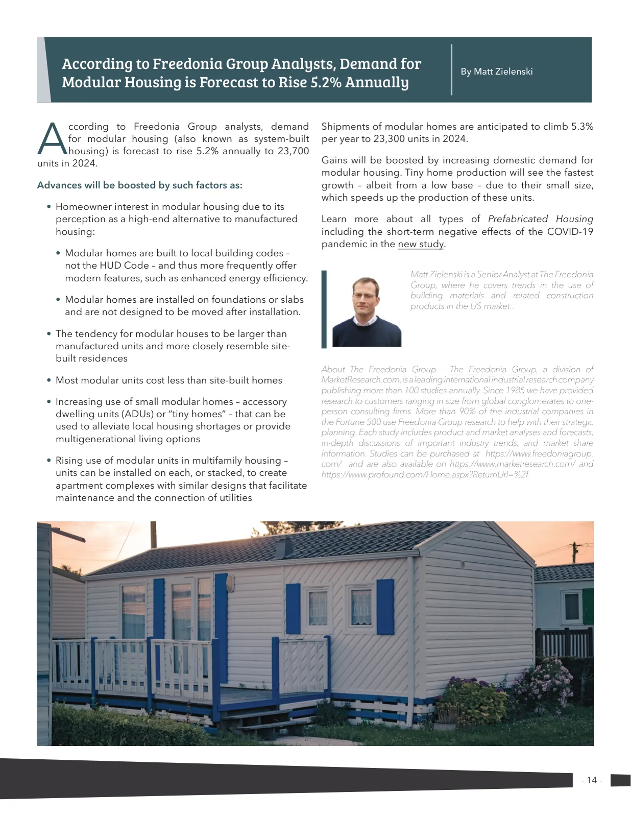 Page 14 of Manufactured Housing Review 2020 Q3